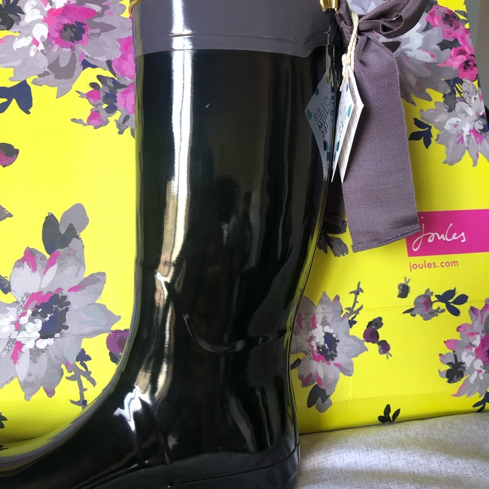 Joules Evedon Slate Gray Rain Boots